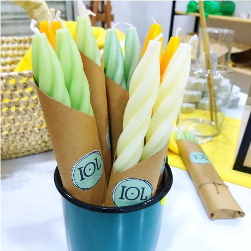 Bougies Torsadées Parfumées