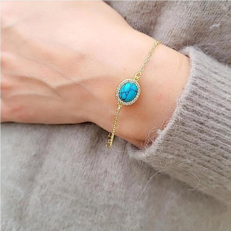 Gourmette Turquoise