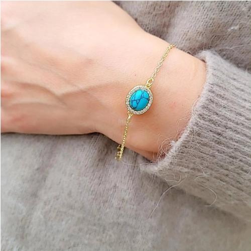 Gourmette Turquoise
