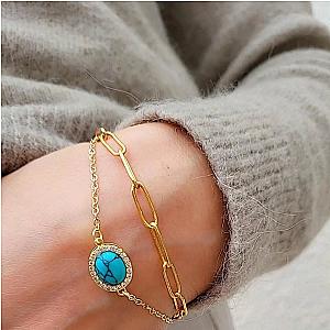 Gourmette Turquoise
