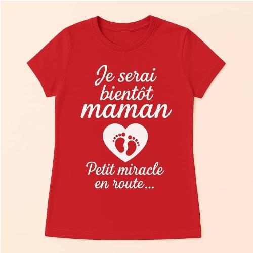 T-shirt Naissance Maman