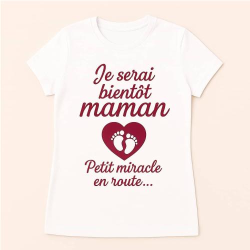 T-shirt Naissance Maman