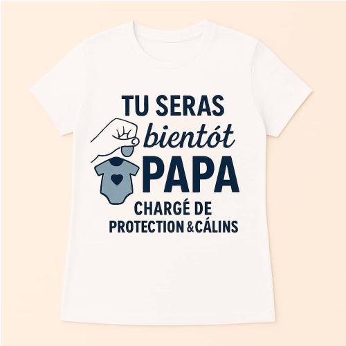 T-shirt Naissance Papa